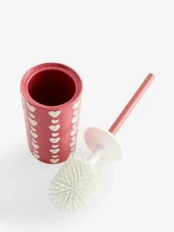 Next Pink Heart Toilet Brush^ Bathroom Accessories