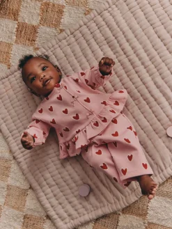 Next Pink Heart Top & Leggings Set 2 Piece (0mths-2yrs)^ Tops|Sets & Coords