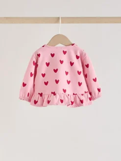 Next Pink Heart Top & Leggings Set 2 Piece (0mths-2yrs)^ Tops|Sets & Coords