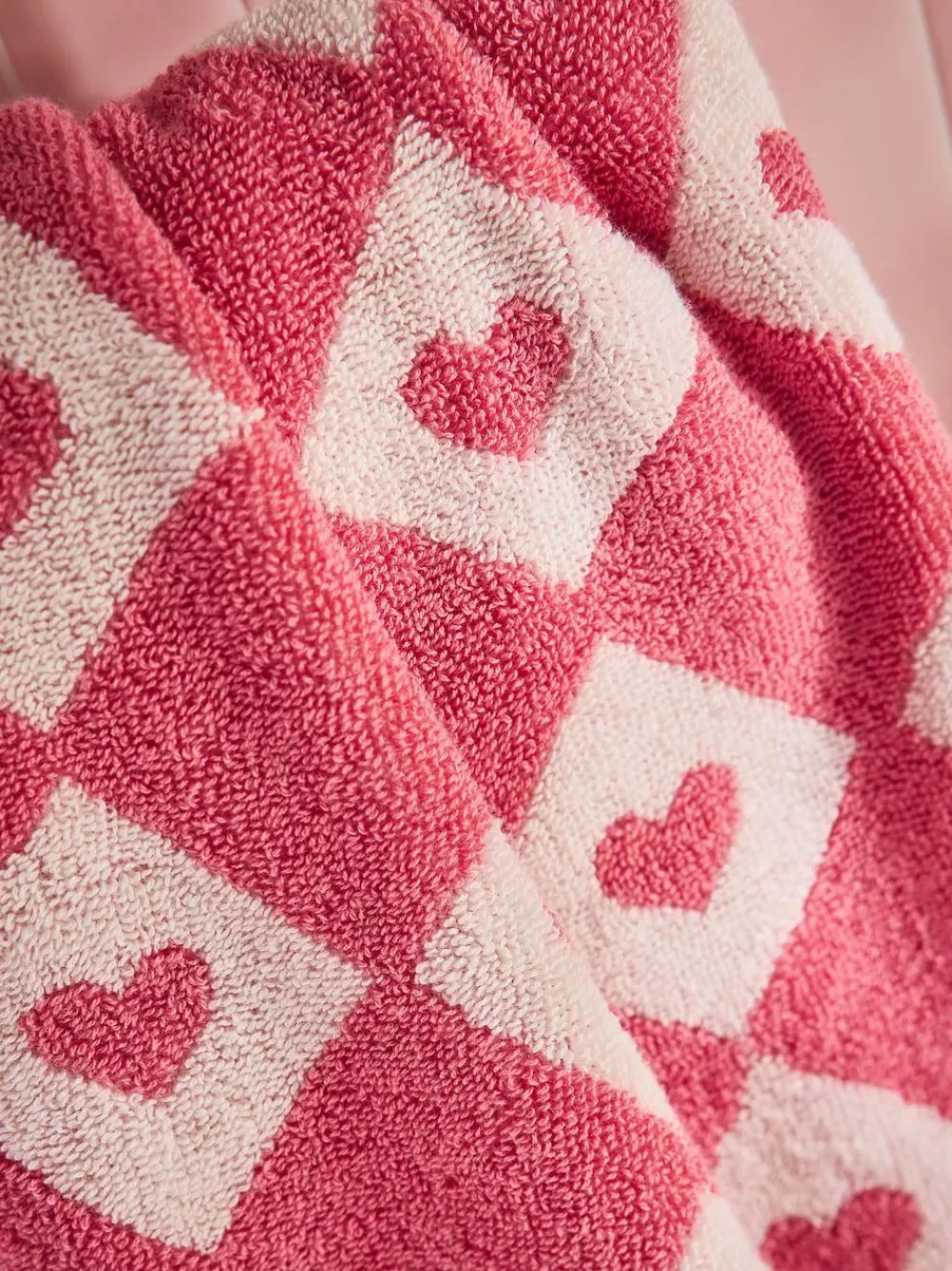 Clearance Next Pink Heart Towel