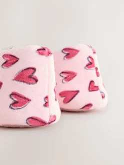 Next Pink Hearts Ballet Slippers^Women Slippers