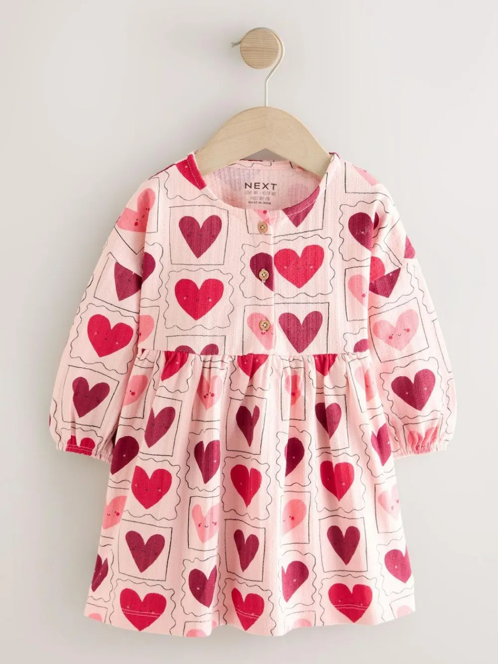 Next Long Sleeve Jersey Dress (3mths-7yrs)^ Dresses|Occasionwear