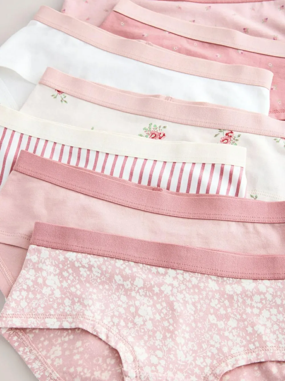 Online Next Pink Hipsters Briefs 7 Pack (2-16yrs)