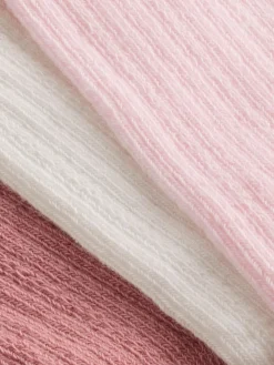 Next Pink Knee High Bow Baby Sock 3 Pack (0mths-2yrs)^ Socks & Tights|Socks & Tights