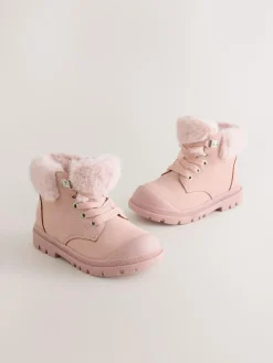 Next Lace Up Faux Fur Lined Boots^ Baby Boots|Boots