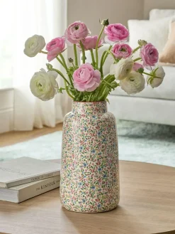 Next Pink Large Ditsy Floral Vase^ Vases
