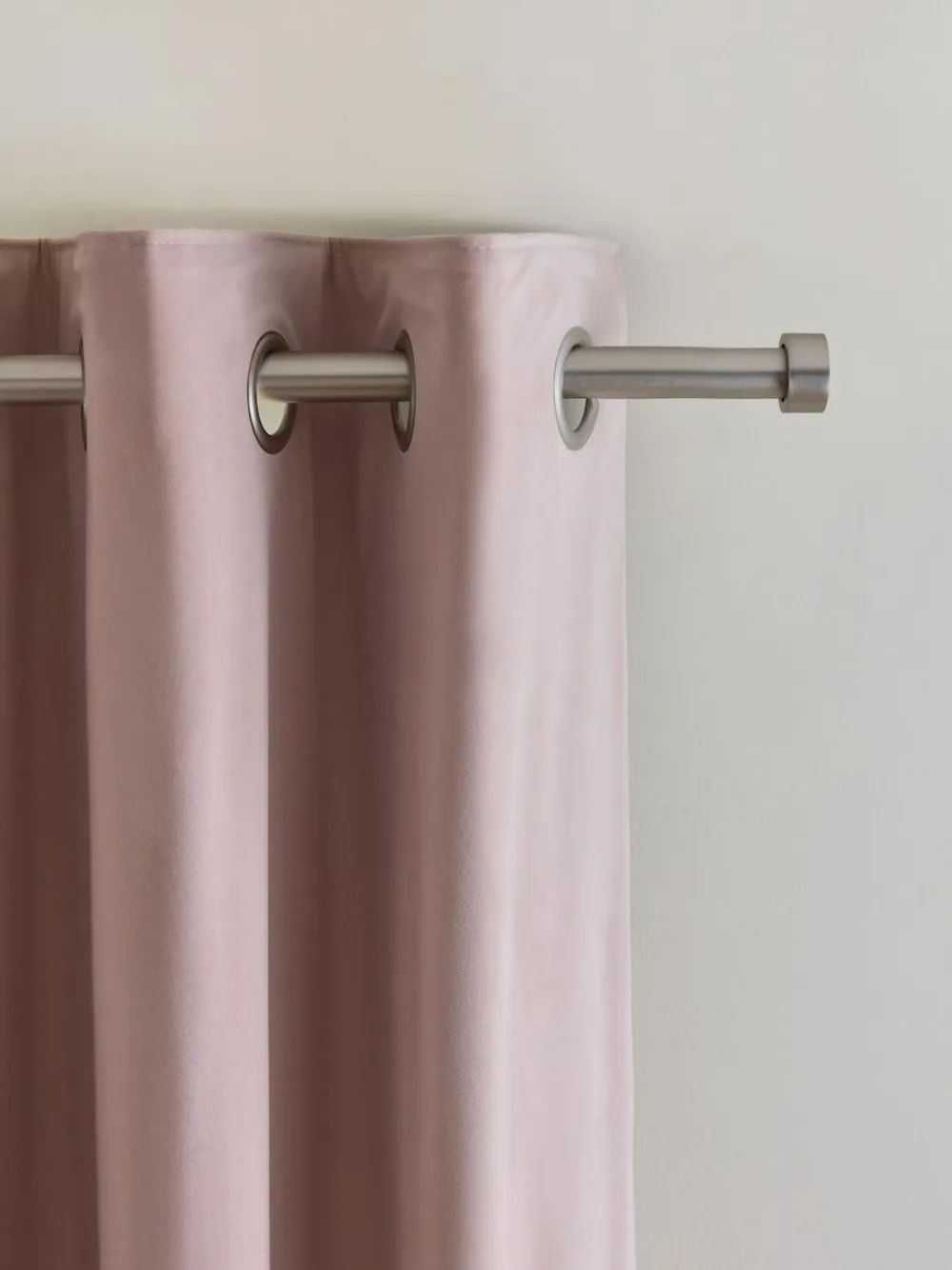 Next Pink Light Rose Matte Velvet Blackout/Thermal Curtains^ Curtains & Blinds
