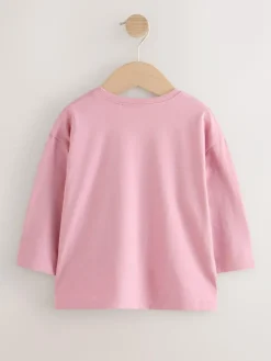 Next Long Sleeve Mesh Heart Appliqué Top (3mths-7yrs)^ Cosy Club