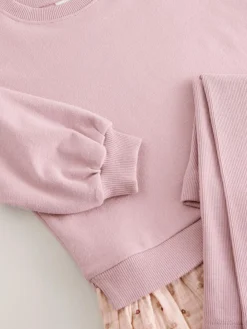 Best Next Long Sleeve Top and Leggings Set (3mths-7yrs) Pink