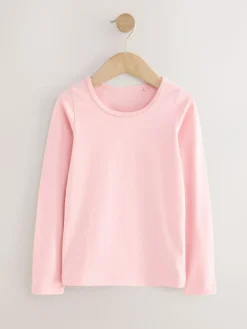 Online Next Long Sleeve Vests 2 Pack (1.5-12yrs) Pink