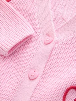 Clearance Next Pink Love Bug Cardigan (3mths-7yrs)