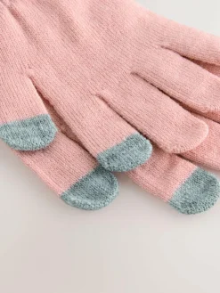 Discount Next Magic Gloves 3 Pack (3-16yrs) Pink