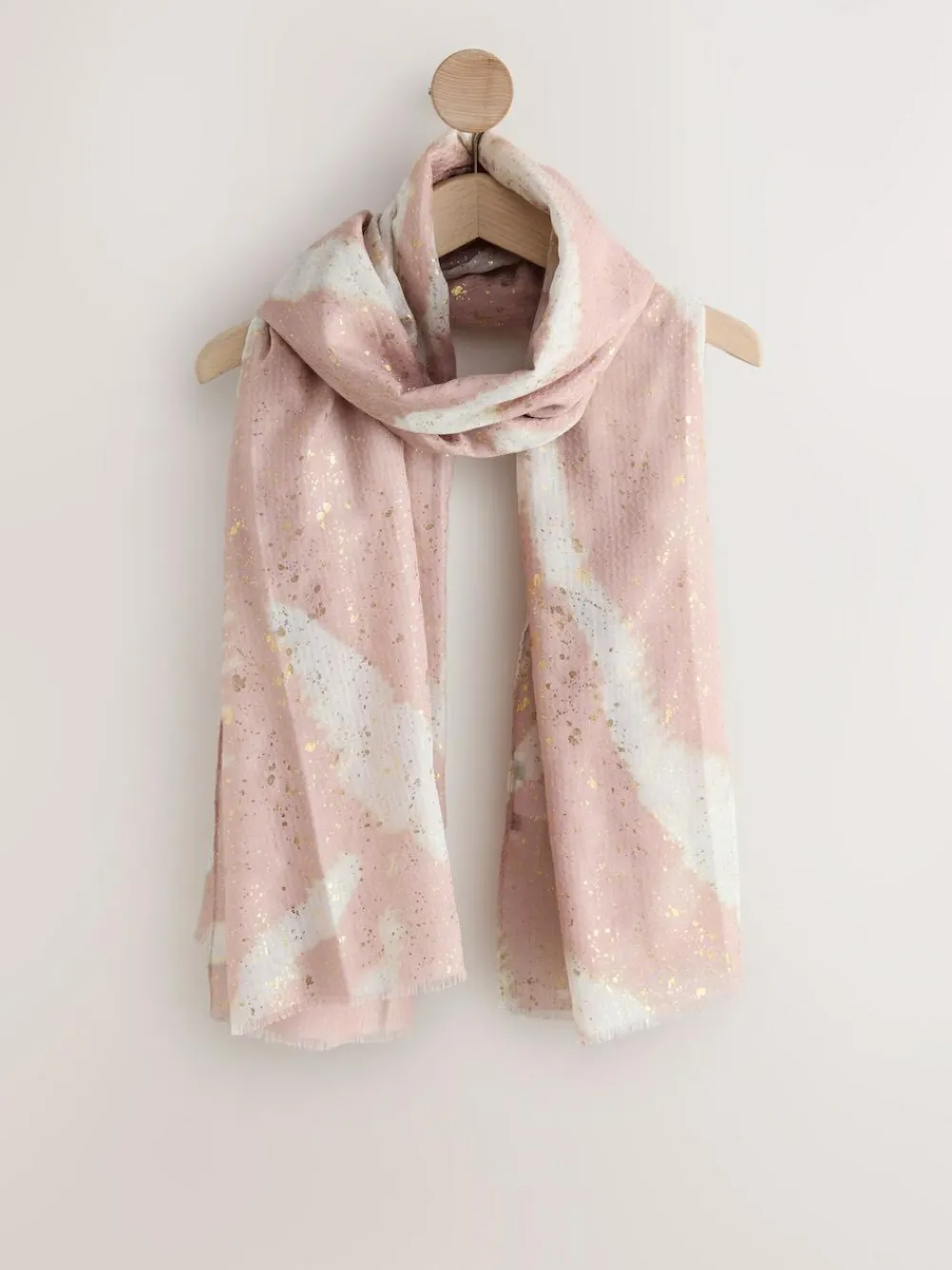 Next Pink Marble Foil Lightweight Scarf^Women Hats, Gloves & Scarves|Hats, Gloves & Scarves