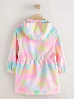 Next Pink Marble Waterproof Printed Cagoule (3-16yrs)^ Jackets & Coats|Snowsuits & Coats