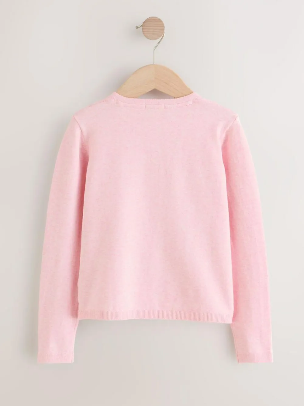 Hot Next Cardigan (3mths-10yrs) Pink Marl