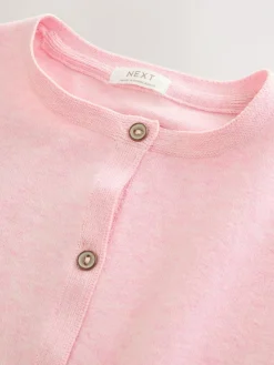 Hot Next Cardigan (3mths-10yrs) Pink Marl