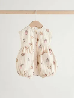 Next 3 Pack Baby Rompers Pink Milk Club