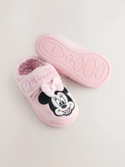 Next Pink Minnie Mouse Cupsole Slippers^ Boots