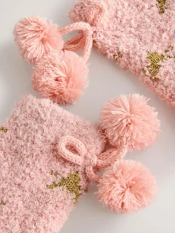 Outlet Next Moon and Star Cosy Ankle Socks Pink