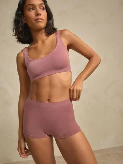 Sale Next N.Premium Super Soft Seamless Crop Bra Pink