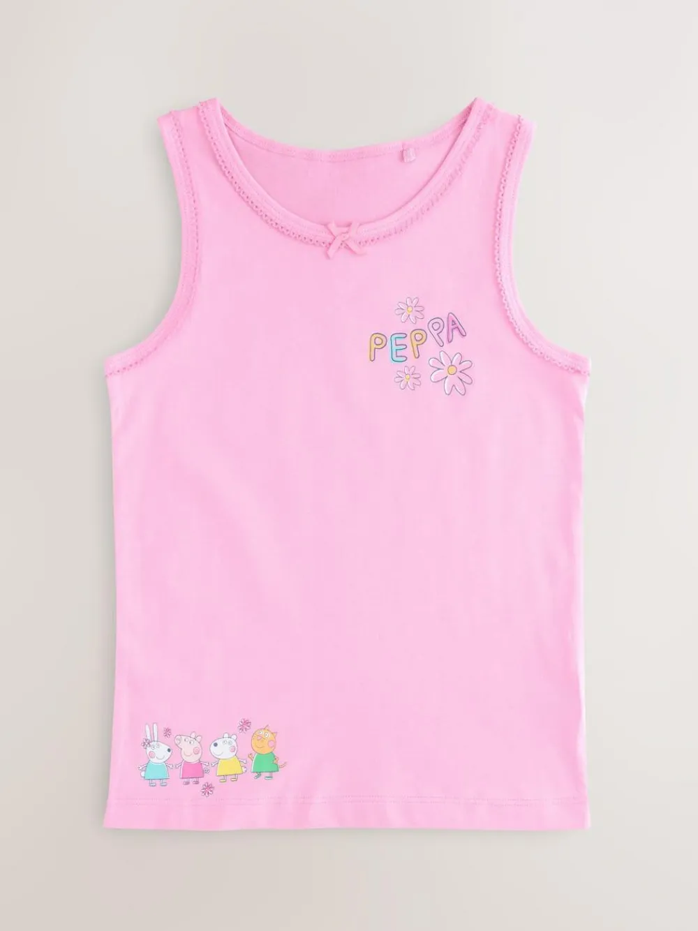 Next Pink Peppa Pig 3 Pack Classic Vests (1.5-8yrs)^ Nightwear|Underwear
