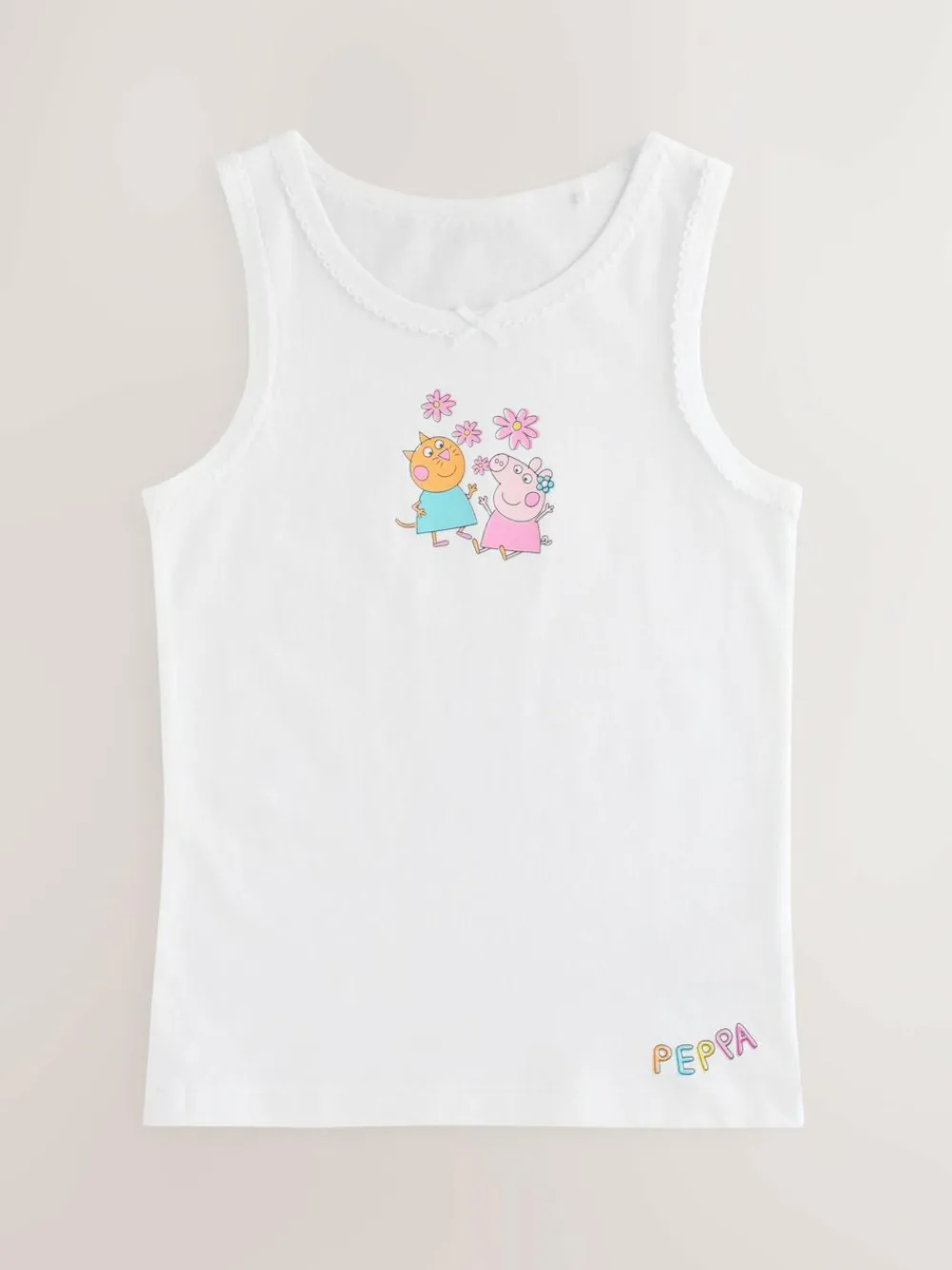 Next Pink Peppa Pig 3 Pack Classic Vests (1.5-8yrs)^ Nightwear|Underwear