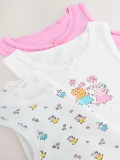 Next Pink Peppa Pig 3 Pack Classic Vests (1.5-8yrs)^ Nightwear|Underwear