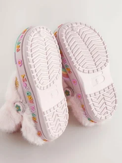 Next Pink Peppa Pig Cosy Lined Slipper Clogs^ Boots|Nightwear