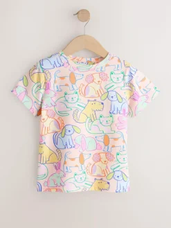 Next Pink Pets T-Shirt (3-16yrs)^ Nightwear|Tops