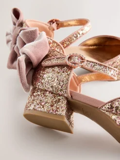 New Next Platform Heel Occasion Shoes Pink