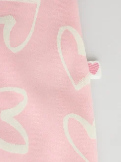 Clearance Next Print Two Way Zip Baby Sleepsuits 4 Pack (0mths-3yrs) Pink