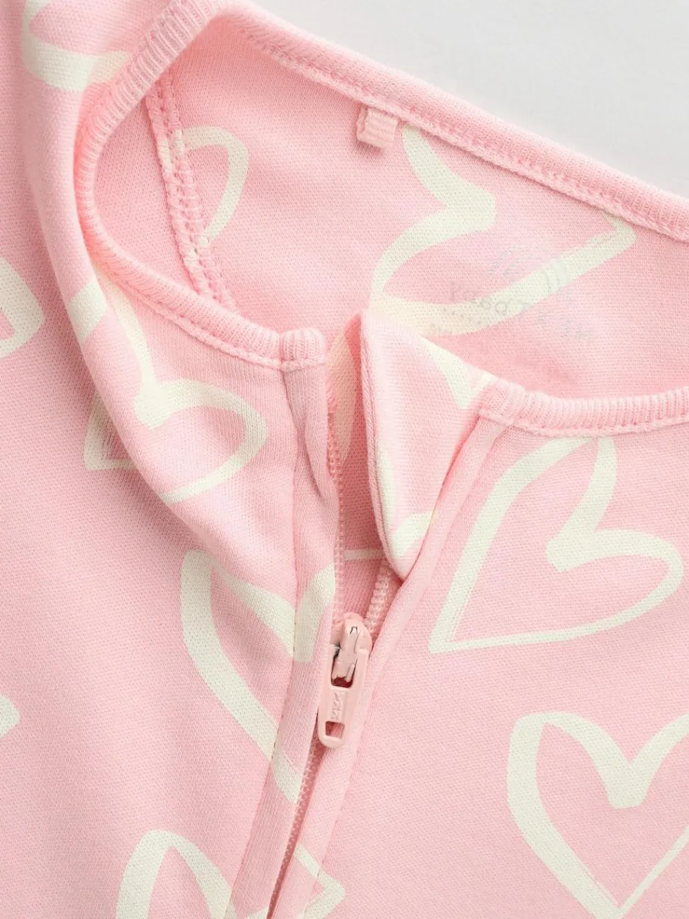 Clearance Next Print Two Way Zip Baby Sleepsuits 4 Pack (0mths-3yrs) Pink