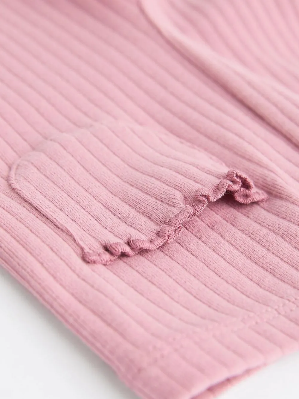 Hot Next Pink Ribbed Baby Leggings 4 Pack (0mths-2yrs)