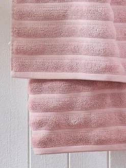 Discount Next Ribbed Towel Pink