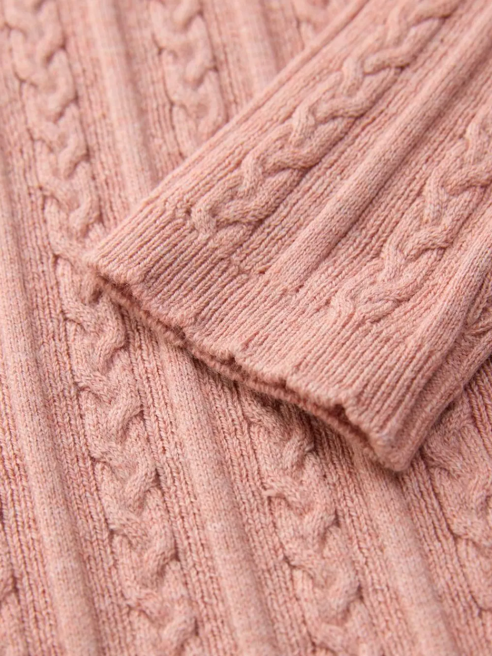 Clearance Next Pink Roll Neck Jumper (3mths-10yrs)