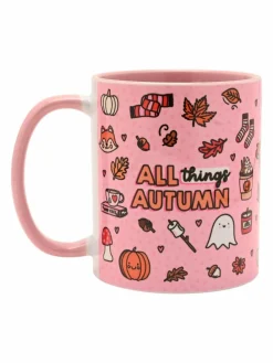 Next Pink Sam Jayne All Things Autumn Mug Set^ Mugs & Cups