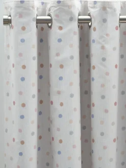 Next Pink Scandi Spot Eyelet Blackout Curtains^ Curtains & Blinds