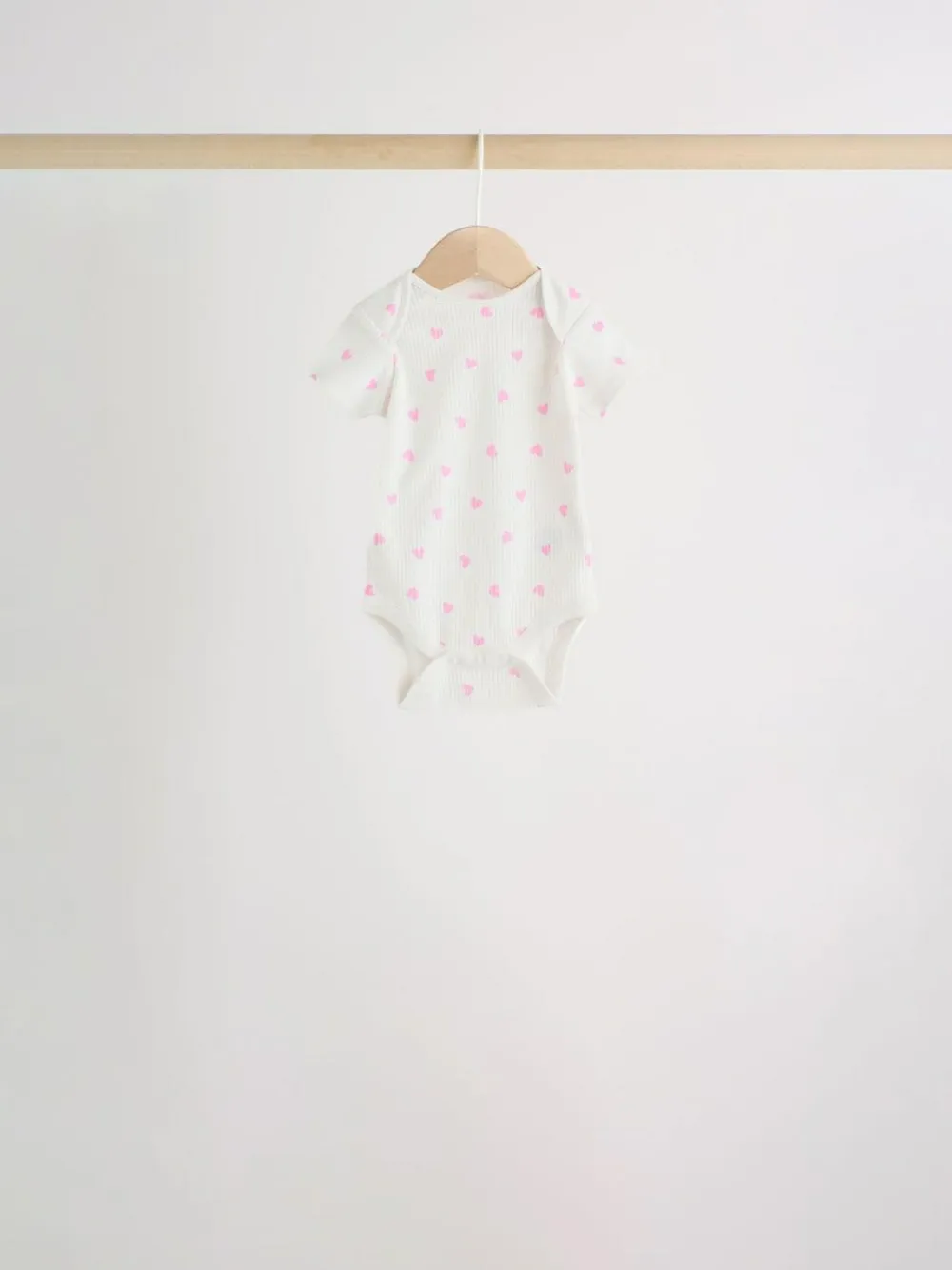 Discount Next Pink Short Sleeve Baby Bodysuits 5 Pack