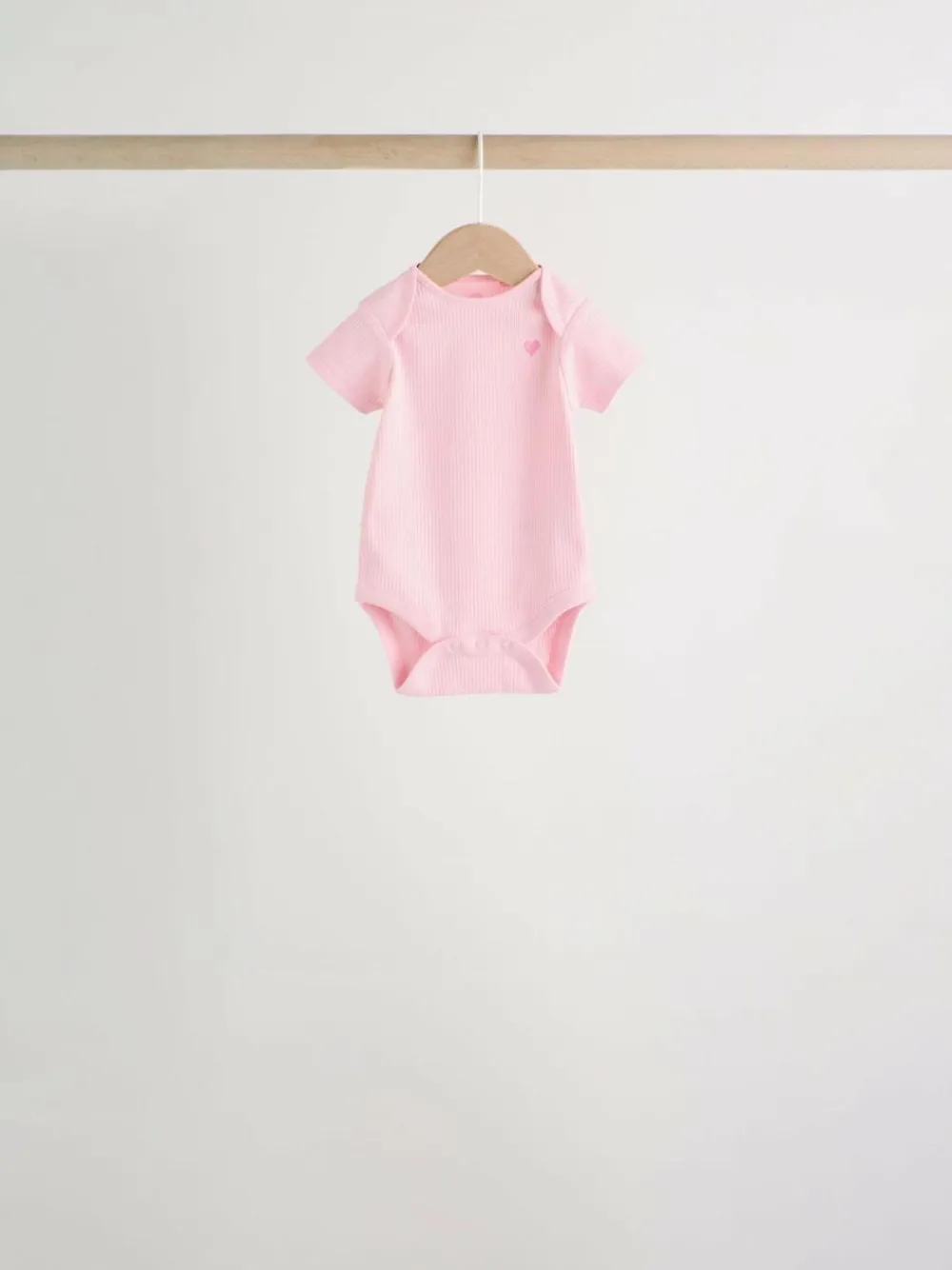 Discount Next Pink Short Sleeve Baby Bodysuits 5 Pack