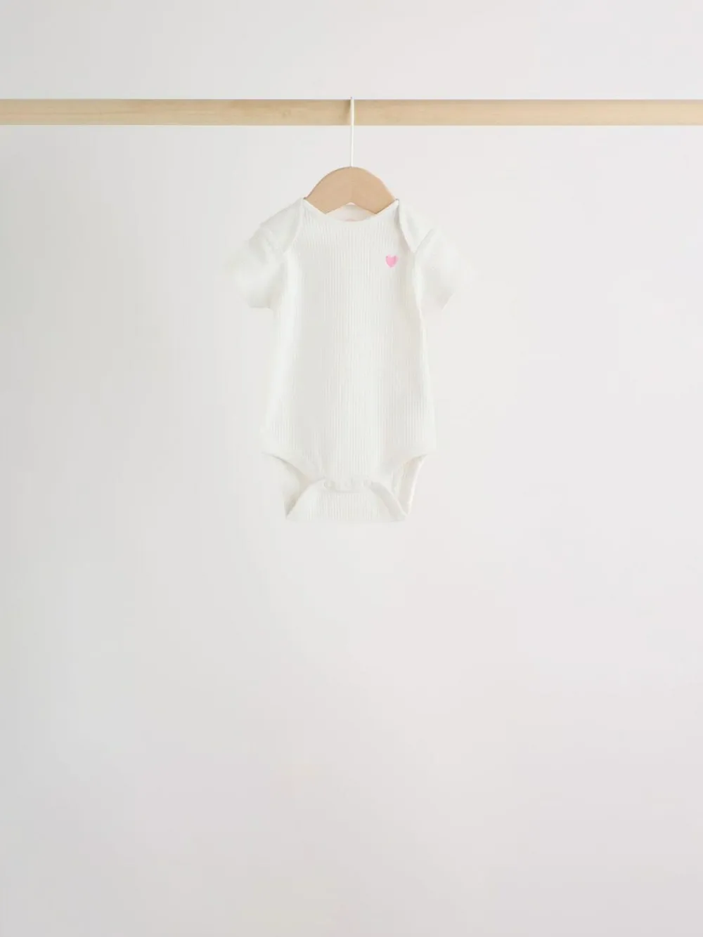 Discount Next Pink Short Sleeve Baby Bodysuits 5 Pack