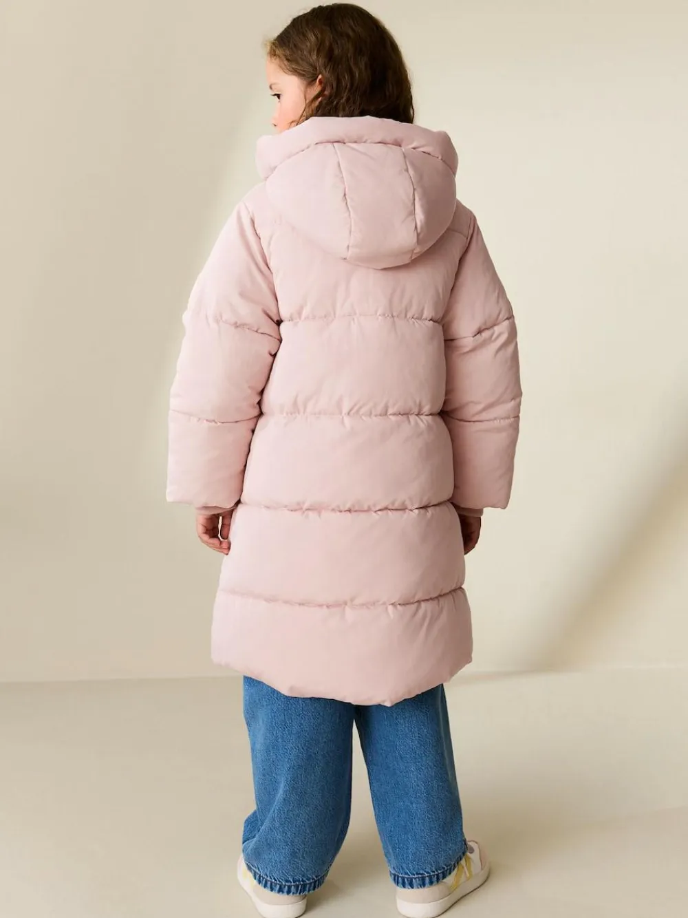 Next Pink Shower Resistant Padded Duffle Coat (3-13yrs)^ Jackets & Coats|Snowsuits & Coats