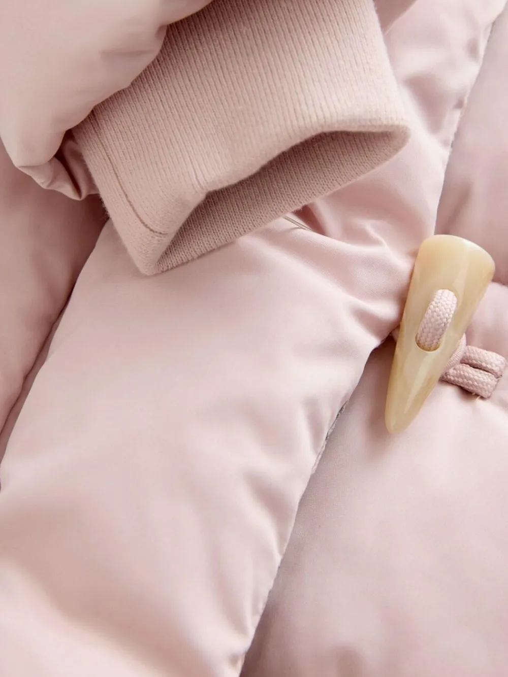 Next Pink Shower Resistant Padded Duffle Coat (3-13yrs)^ Jackets & Coats|Snowsuits & Coats