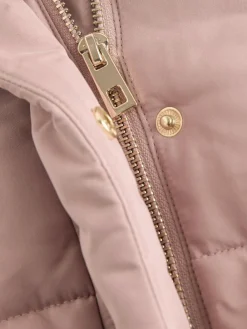 New Next Shower Resistant Padded Coat (3-16yrs) Pink