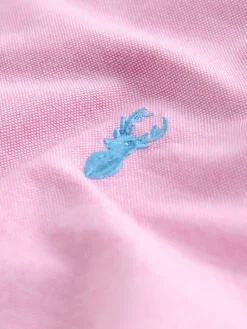 Hot Next Pink Slim Fit Long Sleeve Oxford Shirt