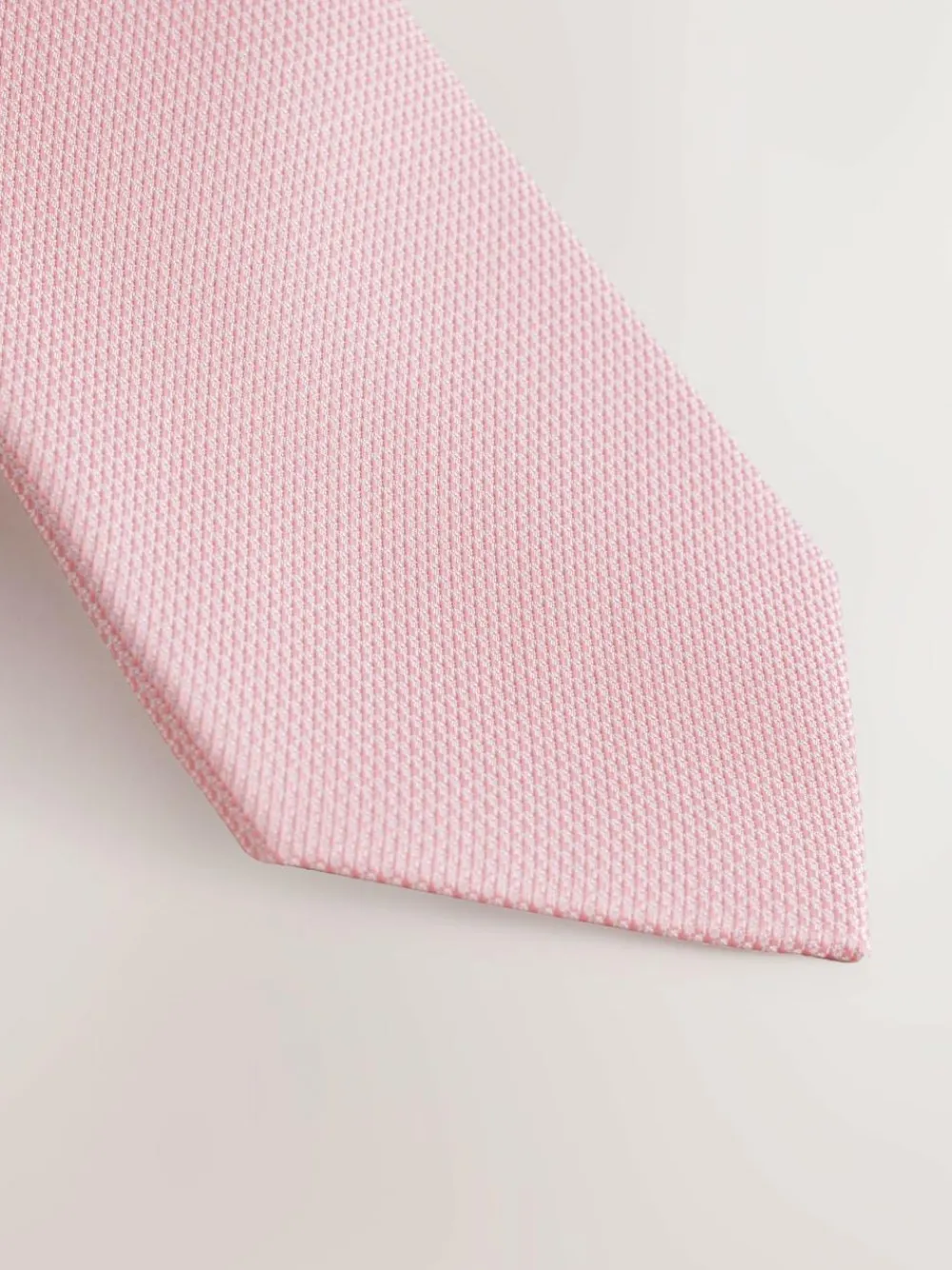 Online Next Pink Slim Textured Tie