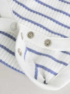 Sale Next 3 Pack Long Sleeve Baby Bodysuits Pink Slogan