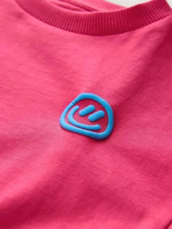 Outlet Next Pink Smile Short Sleeve Small Graphic T-Shirt (3mths-7yrs)