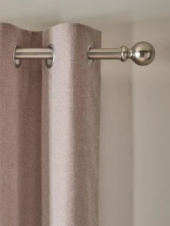 Sale Next Soft Marl Blackout/Thermal Eyelet Curtains Pink
