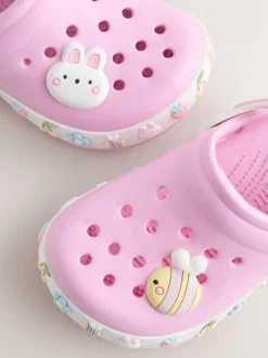 Clearance Next Standard Fit (F) Character Clogs Pink