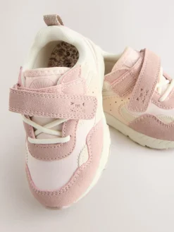 Next Standard Fit (F) Elastic Lace Touch Fasten Trainers^ Sneakers|Sneakers